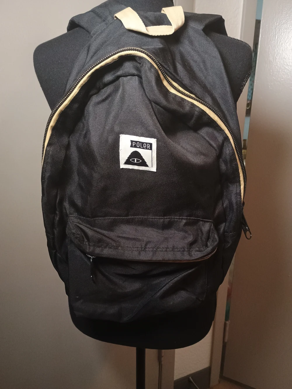 Poler Classic Rucksack Backpack Black & Orange